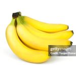Bunch of bananas isolated on white background